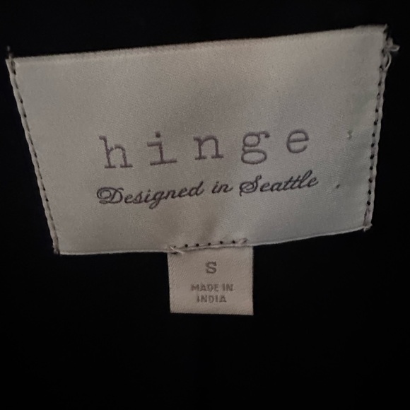 Hinge Collarless Quilted Black Leather Jacket - Picture 12 of 12